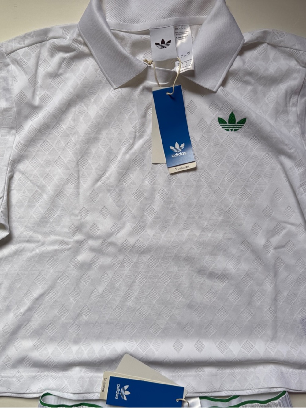 Adidas [L] Tennis Pro Women's Climacool Shorts Set (Polo+Shorts) JM4732+JM4734 - Picture 6 of 17